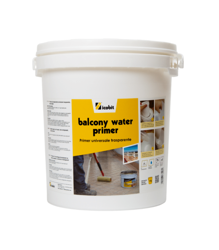 პოლეურეთანის გრუნტი ორ კომპონენტიანი - BALCONY WATER PRIMER (Comp A+B) 1KG — თხევადი ჰიდროიზოლაცია